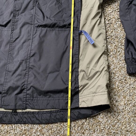 Women’s Size Large Equestrian Jacket Mountain Horse Windbreaker Black Tan Vented - Picture 7 of 12